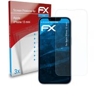 atFoliX 3x Protecteur d'écran pour Apple iPhone 13 mini clair