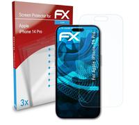 atFoliX 3x Protecteur d'écran pour Apple iPhone 14 Pro clair
