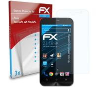 atFoliX 3x Protecteur d'écran pour Asus ZenFone Go ZB500KL clair