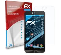 atFoliX 3x Protecteur d'écran pour Asus ZenFone Selfie clair