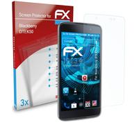 atFoliX 3x Protecteur d'écran pour Blackberry DTEK50 clair