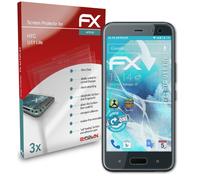 atFoliX 3x Protecteur d'écran pour HTC U11 Life Écran protecteur clair&flexible