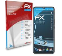 atFoliX 3x Protecteur d'écran pour Huawei Nova 8 SE clair