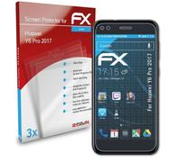atFoliX 3x Protecteur d'écran pour Huawei Y6 Pro 2017 clair
