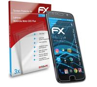 atFoliX 3x Protecteur d'écran pour Lenovo Motorola Moto G5S Plus clair
