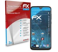 atFoliX 3x Protecteur d'écran pour Lenovo Motorola Moto G7 clair