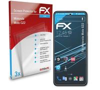 atFoliX 3x Protecteur d'écran pour Motorola Moto G22 clair