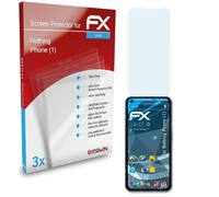 atFoliX 3x Protecteur d'écran pour Nothing Phone (1) clair
