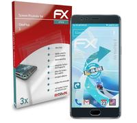 atFoliX 3x Protecteur d'écran pour OnePlus 3 Écran protecteur clair&flexible