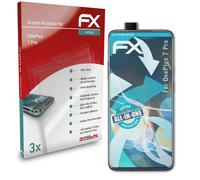 atFoliX 3x Protecteur d'écran pour OnePlus 7 Pro Écran protecteur clair&flexible