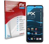 atFoliX 3x Protecteur d'écran pour Samsung Galaxy A03s clair