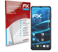 atFoliX 3x Protecteur d'écran pour Samsung Galaxy A12 clair