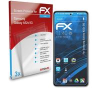 atFoliX 3x Protecteur d'écran pour Samsung Galaxy A52s 5G clair