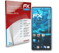 atFoliX 3x Protecteur d'écran pour Samsung Galaxy A53 5G clair