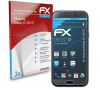 atFoliX 3x Protecteur d'écran pour Samsung Galaxy A7 (2017) clair