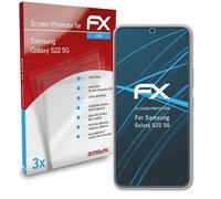 atFoliX 3x Protecteur d'écran pour Samsung Galaxy S22 5G clair