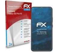 atFoliX Film Protection d'écran compatible avec Samsung Galaxy S22 Plus 5G Protecteur d'écran, ultra-clair FX Écran protecteur (3X)