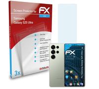 atFoliX 3x Protecteur d'écran pour Samsung Galaxy S25 Ultra clair