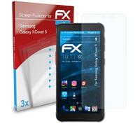 atFoliX 3x Protecteur d'écran pour Samsung Galaxy XCover 5 clair