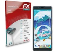 atFoliX 3x Protecteur d'écran pour Sony Xperia 1 Écran protecteur clair&flexible