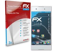 atFoliX 3x Protecteur d'écran pour Sony Xperia XA1 Plus clair