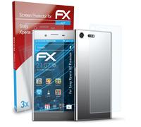 atFoliX 3x Protecteur d'écran pour Sony Xperia XZ Premium clair