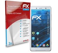 atFoliX 3x Protecteur d'écran pour Sony Xperia XZ2 Compact clair