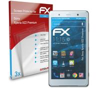 atFoliX 3x Protecteur d'écran pour Sony Xperia XZ2 Premium clair