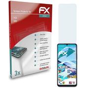 atFoliX 3x Protecteur d'écran pour TCL 505 Écran protecteur clair&flexible