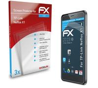 atFoliX 3x Protecteur d'écran pour TP-Link Neffos X1 clair