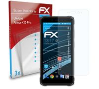 atFoliX 3x Protecteur d'écran pour Ulefone Armor X10 Pro clair