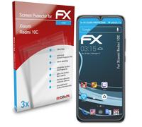 atFoliX 3x Protecteur d'écran pour Xiaomi Redmi 10C clair