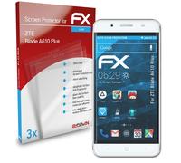 atFoliX 3x Protecteur d'écran pour ZTE Blade A610 Plus clair