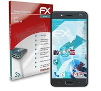 atFoliX 3x Protecteur d'écran pour ZTE Blade V8 Écran protecteur clair&flexible