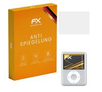 atFoliX Protecteur d'écran compatible avec Apple iPod nano 3G Film Protection d'écran, antiréfléchissant et absorbant les chocs FX Film Protecteur (3X)