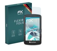 atFoliX Protecteur d'écran compatible avec Bryton Rider S810 Film Protecteur, ultra clair et flexible FX Film Protection d'écran (3X)