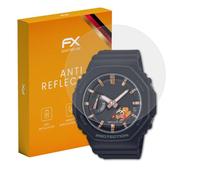 atFoliX Protecteur d'écran compatible avec Casio GMA-S2100-1AER Film Protection d'écran, antiréfléchissant et absorbant les chocs FX Film Protecteur (3X)