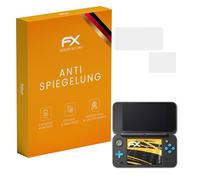 atFoliX Protecteur d'écran compatible avec Nintendo New 2DS XL Film Protection d'écran, antiréfléchissant et absorbant les chocs FX Film Protecteur (Set de 3)