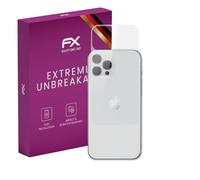 atFoliX Protection Écran Film de verre en plastique compatible avec Apple iPhone 12 Pro Max Backcover Verre film protecteur, 9H Hybrid-Glass FX Protection Écran en Verre trempé de plastique