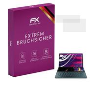 atFoliX Protection Écran Film de verre en plastique compatible avec Asus ZenBook Duo UX481 2019 Verre film protecteur, 9H Hybrid-Glass FX Protection Écran en Verre trempé de plastique (Set de 1)