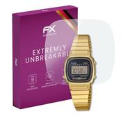 atFoliX Protection Écran Film de verre en plastique compatible avec Casio LA670WEGA-1EF Verre film protecteur, 9H Hybrid-Glass FX Protection Écran en Verre trempé de plastique