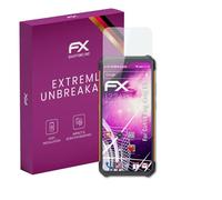atFoliX Protection Écran Film de verre en plastique compatible avec Cubot KingKong ES Verre film protecteur, 9H Hybrid-Glass FX Protection Écran en Verre trempé de plastique