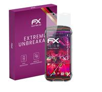 atFoliX Protection Écran Film de verre en plastique compatible avec Cubot KingKong Mini 2 Verre film protecteur, 9H Hybrid-Glass FX Protection Écran en Verre trempé de plastique