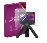 atFoliX Protection Écran Film de verre en plastique compatible avec Garmin Approach R10 Verre film protecteur, 9H Hybrid-Glass FX Protection Écran en Verre trempé de plastique