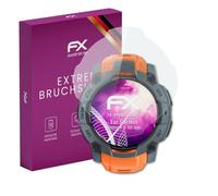 atFoliX Protection Écran Film de verre en plastique compatible avec Garmin Instinct 3 50 mm Verre film protecteur, 9H Hybrid-Glass FX Protection Écran en Verre trempé de plastique