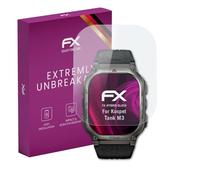 atFoliX Protection Écran Film de verre en plastique compatible avec Kospet Tank M3 Verre film protecteur, 9H Hybrid-Glass FX Protection Écran en Verre trempé de plastique