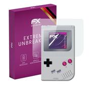 atFoliX Protection Écran Film de verre en plastique compatible avec Nintendo GameBoy Verre film protecteur, 9H Hybrid-Glass FX Protection Écran en Verre trempé de plastique
