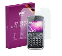 atFoliX Protection Écran Film de verre en plastique compatible avec Nokia E72 Verre film protecteur, 9H Hybrid-Glass FX Protection Écran en Verre trempé de plastique