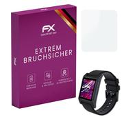 atFoliX Protection Écran Film de verre en plastique compatible avec Pebble Pebble 2 SE Verre film protecteur, 9H Hybrid-Glass FX Protection Écran en Verre trempé de plastique