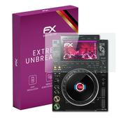 atFoliX Protection Écran Film de verre en plastique compatible avec Pioneer CDJ-3000 Verre film protecteur, 9H Hybrid-Glass FX Protection Écran en Verre trempé de plastique